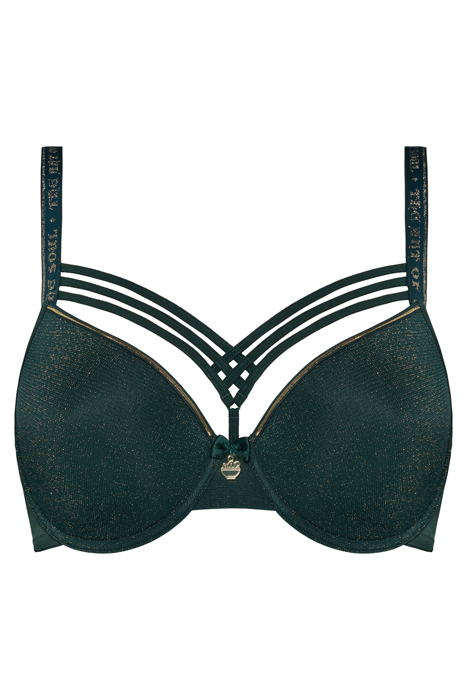 DAME DE PARIS PINE GREEN AND GOLD LUREX 2