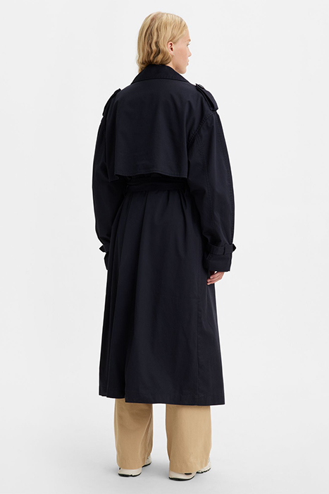 SLACKER TRENCH COAT BLACK 2