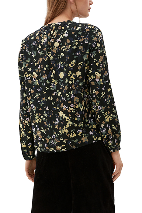 S.OLIVER BLOUSES GREY/BLACK 2