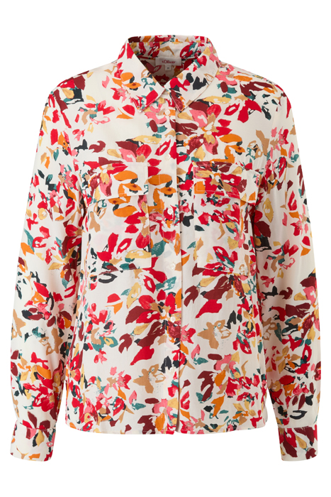 S.OLIVER BLOUSES ALLOVER PRINT RED 4