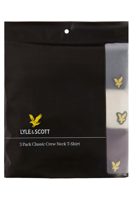 BASIC 3 PACK T-SHIRT GUNMETAL/ COVE/ BURGUNDY 3