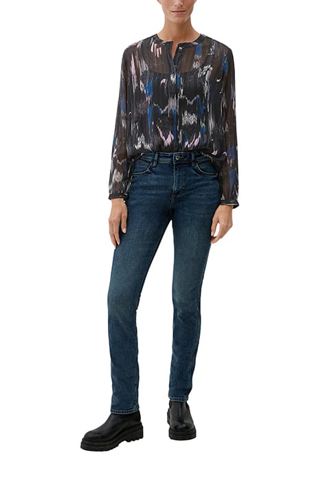 S.OLIVER BLOUSES GREY/BLACK 3