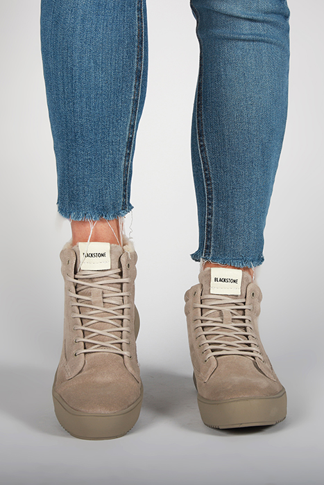 BLACKSTONE - SOLEY - YL65 WEATHERED TEAK - SNEAKER (HIGH) 3