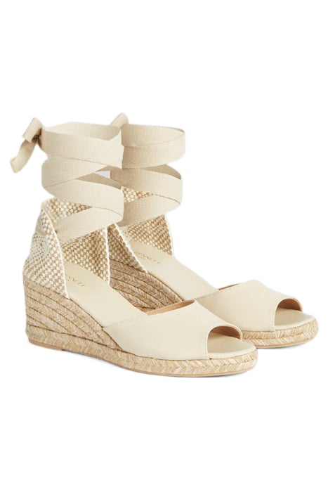 MARIANNE PEEP ESPADRILLES ECRU 2