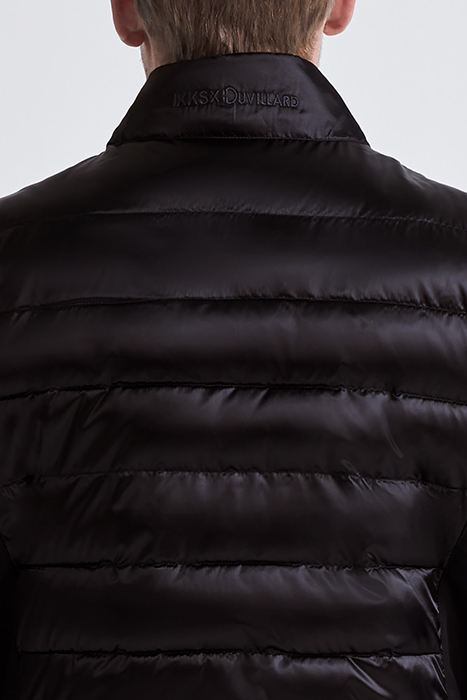 BLACK MIXED FABRIC IKKS X DUVILLARD BODYWARMER BLACK 6