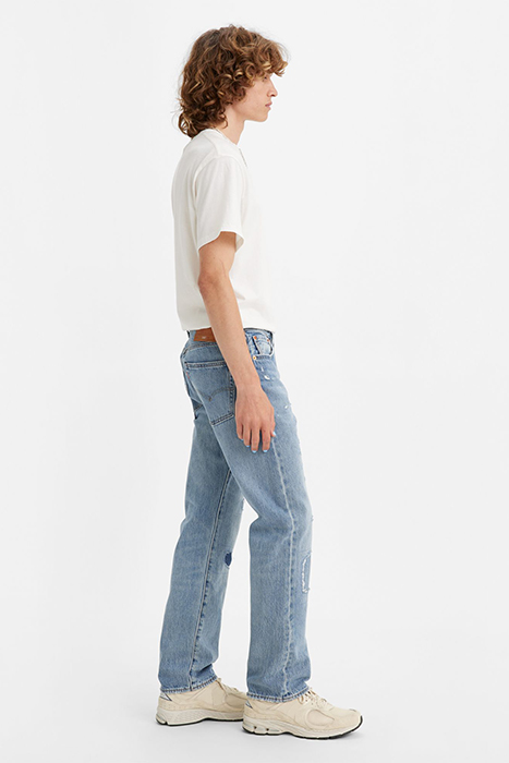 501 STRAIGHT JEANS BLUE 4