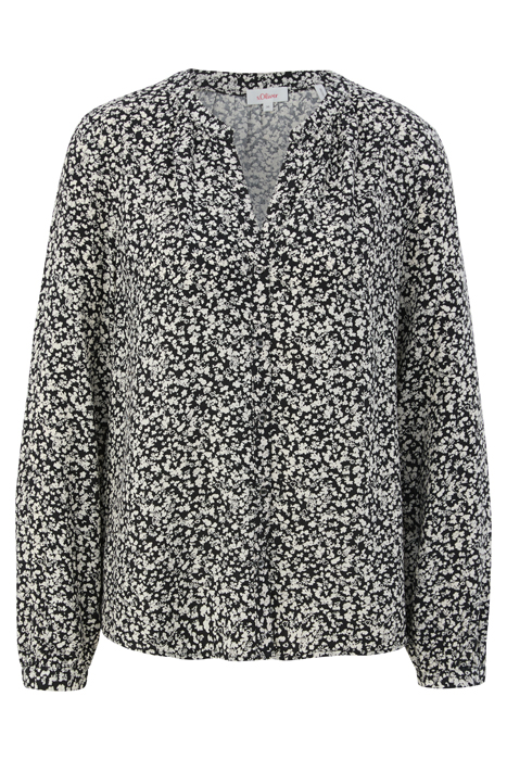 S.OLIVER BLOUSES GREY/BLACK 4
