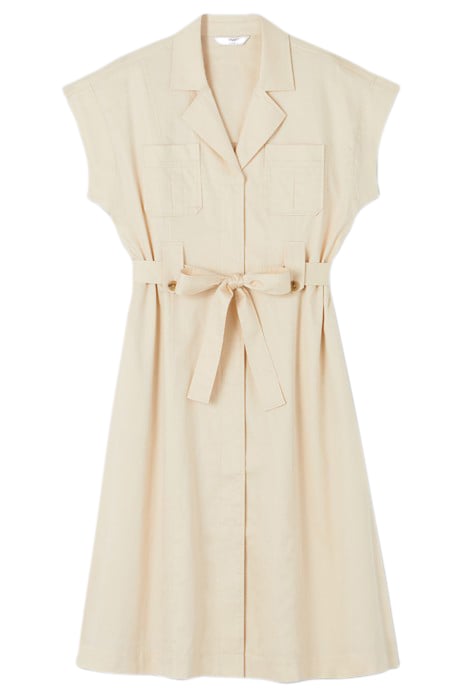 DR IVY UTILITY DRESS ECRU 3