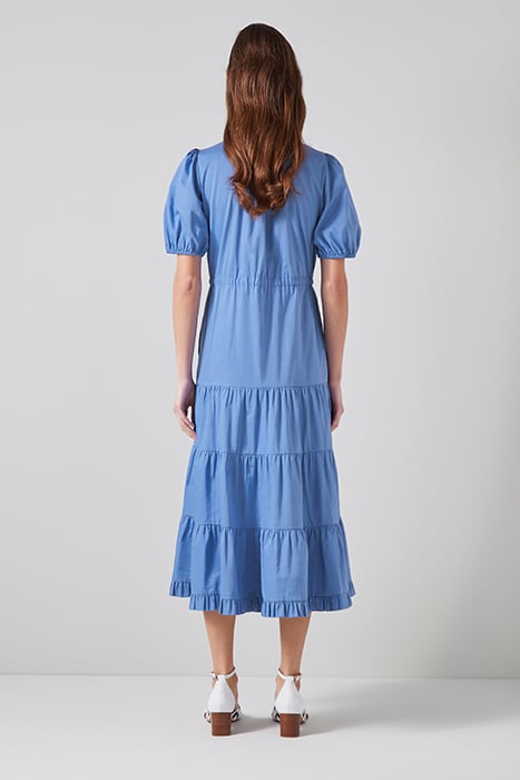 HEDY TIERED MIDI DRESS LIGHT BLUE 2