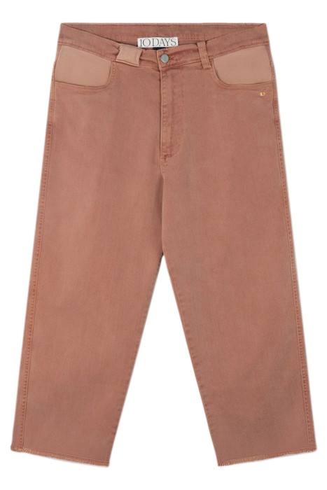 EASY TWILL PANTS SADDLE BROWN 3