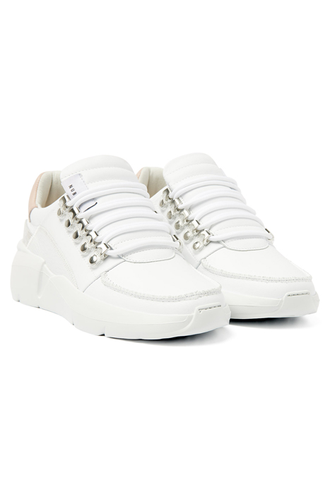 ROQUE ROMAN (L) WHITE LEATHER - NUDE 2