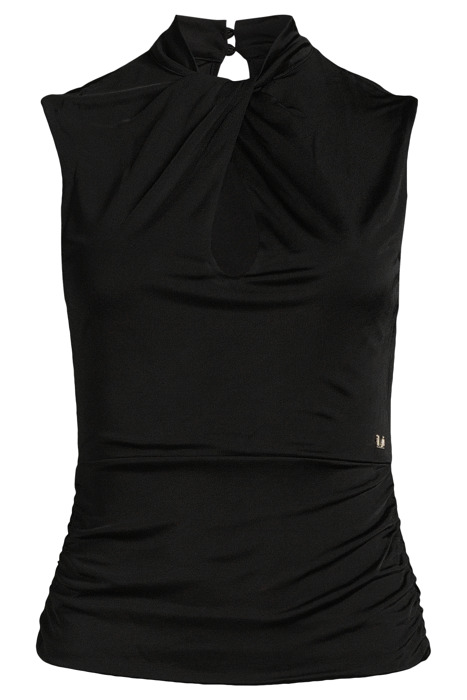 TINA SLEEVELESS TOP JET BLACK 3
