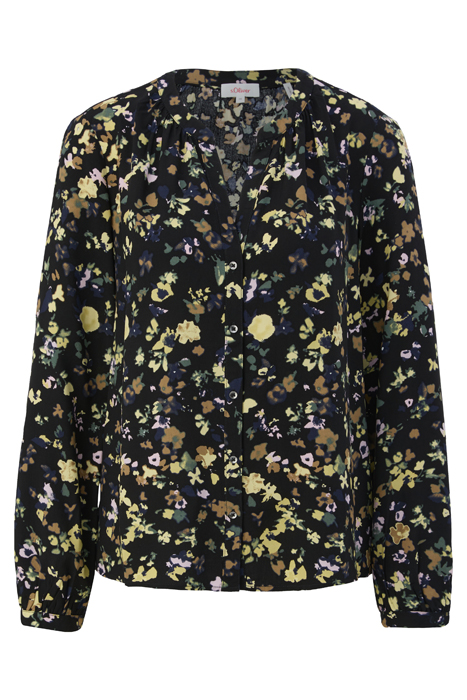 S.OLIVER BLOUSES GREY/BLACK 4