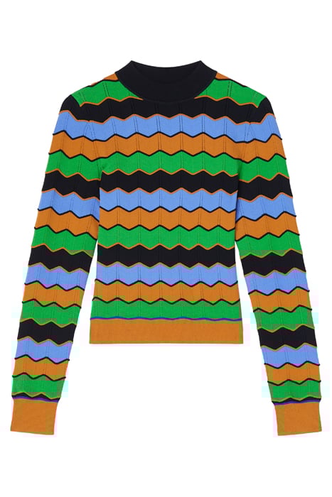 ELINA ZIG KNITTED SWEATER MULTICOLOR 4
