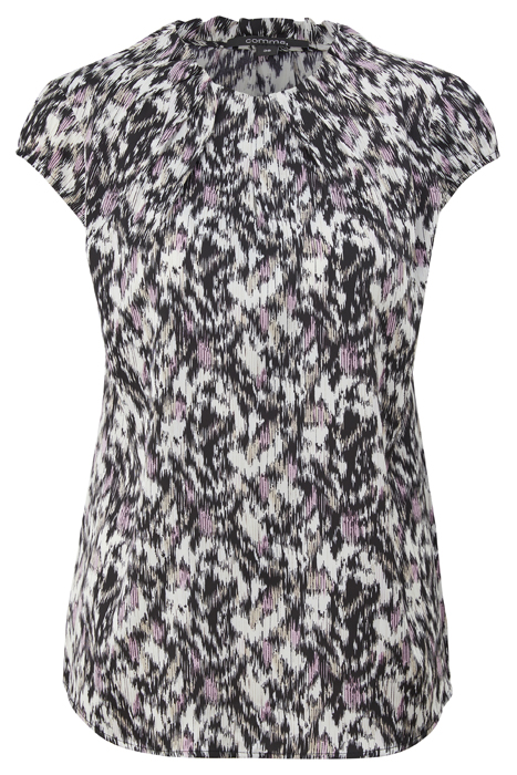 COMMA BLOUSES GREY/BLACK 4