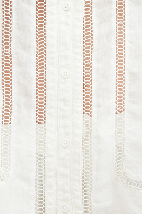 JADE LINEN SHIRT ECRU WHITE 8