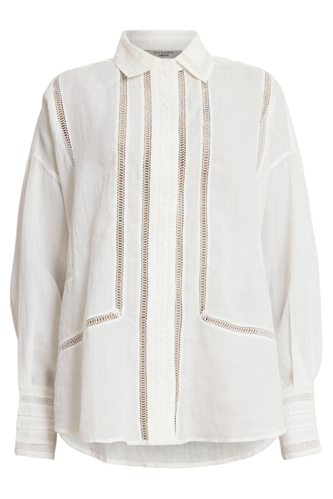 JADE LINEN SHIRT ECRU WHITE 4