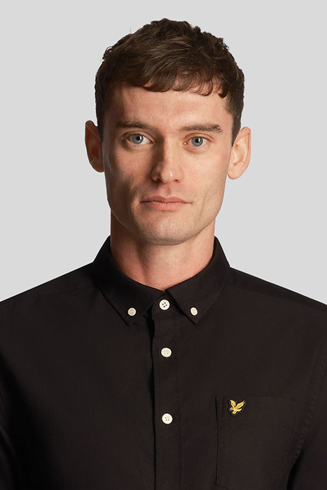REGULAR FIT LIGHT WEIGHT OXFORD SHIRT JET BLACK 5