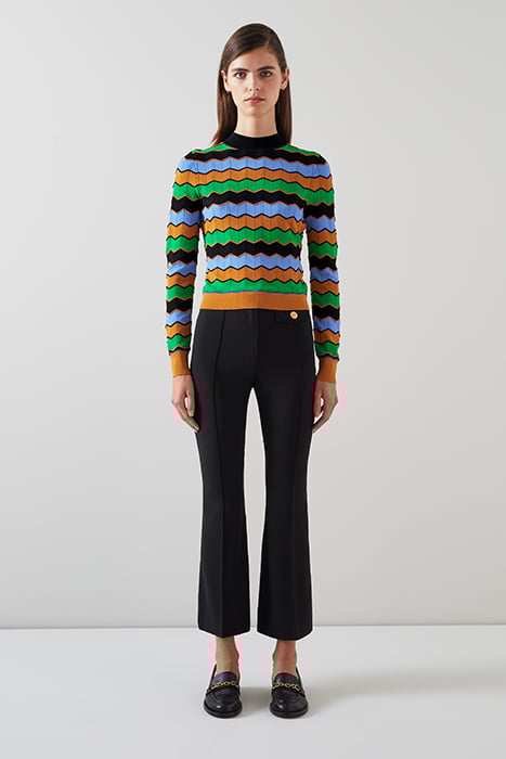 ELINA ZIG KNITTED SWEATER MULTICOLOR 2