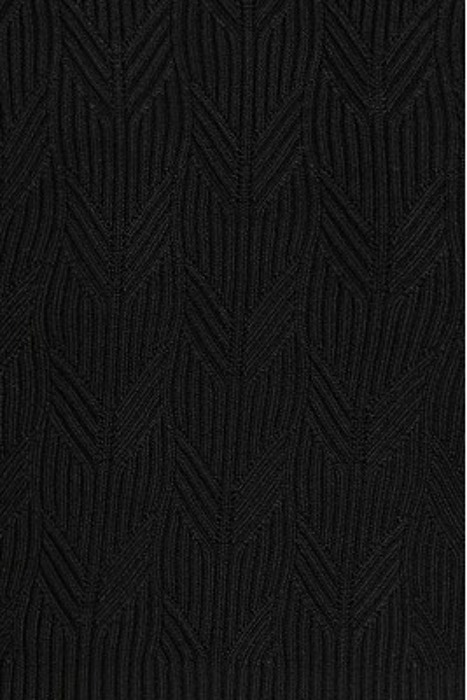 ARLET SWEATER TOP JET BLACK KNITTED 5