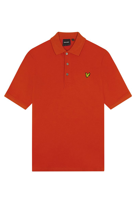 PLAIN POLO SHIRT GALA RED 4