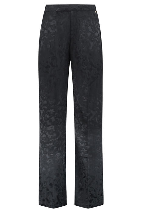 LADIES MILANO TROUSERS FOREST JAQUARD DARK NAVY BLUE 4
