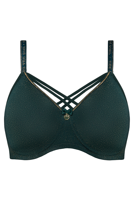 DAME DE PARIS PINE GREEN AND GOLD LUREX 2