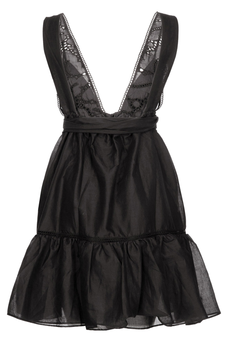 ALLBORG ABITO MUSSOLA RICAMO BLACK 3