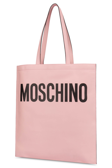 ILLUSTRATED ANIMALS NAPPA SHOPPER PINK 2