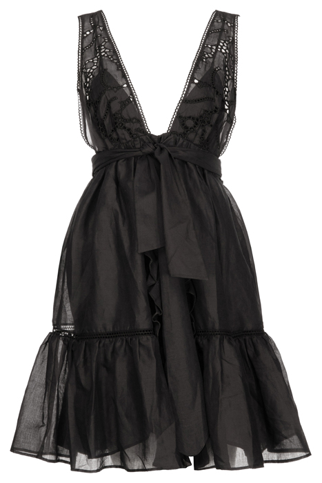 ALLBORG ABITO MUSSOLA RICAMO BLACK 4