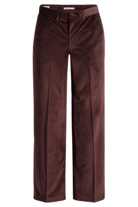 BAGGY WIDE-LEG & FLARED JEANS PANT BROWN 3