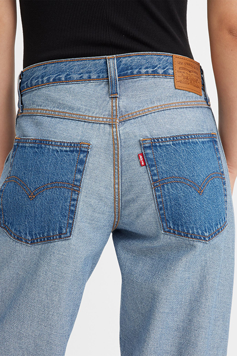 REVERSIBLE FLARED JEANS BLUE 9