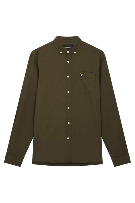 REGULAR FIT LIGHT WEIGHT OXFORD SHIRT OLIVE 4