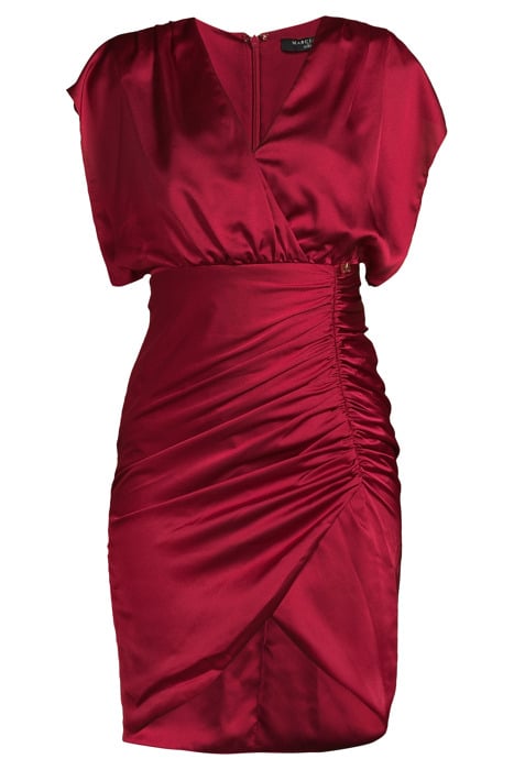 JUNA DRESS DEEP SCARLET 3