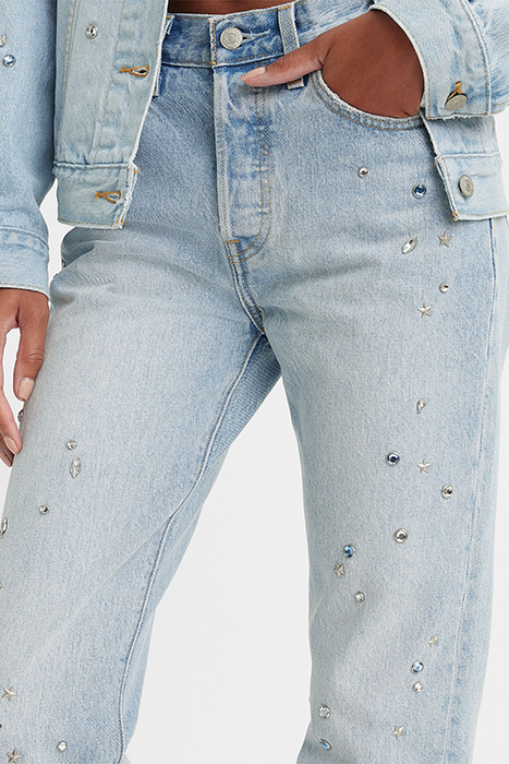 501 STRAIGHT JEANS BLUE 7