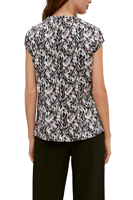 COMMA BLOUSES GREY/BLACK 2