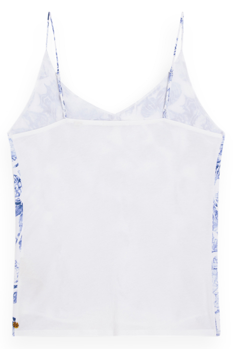 CAMISOLE WOVEN FRONT JERSEY BACK SHELL BATIK BLUE 2