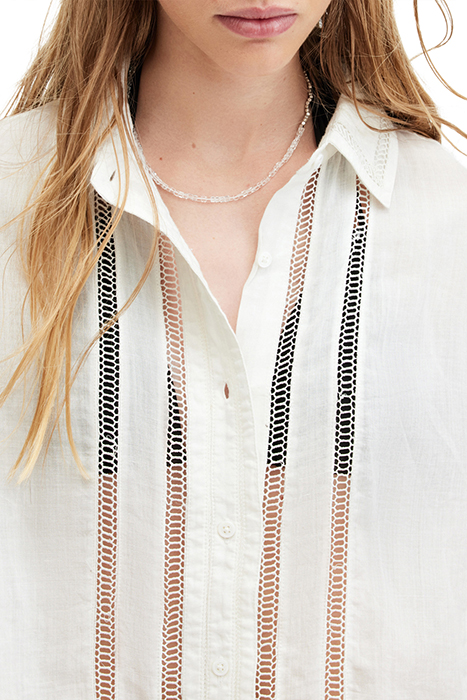 JADE LINEN SHIRT ECRU WHITE 7