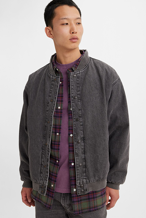CHESTNUT BOMBER JACKET GREY 3