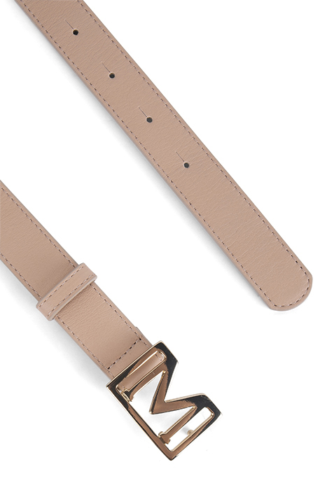 MANUELA LEATHER BELT NUDE SAND MULTI 2