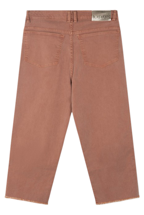 EASY TWILL PANTS SADDLE BROWN 4