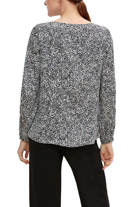 COMMA BLOUSES GREY/BLACK 2