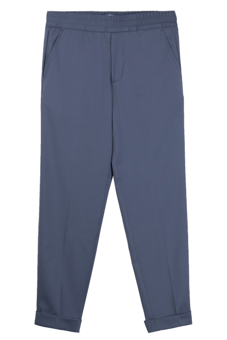 M. TERRY CROPPED TROUSER BLUE GREY 4