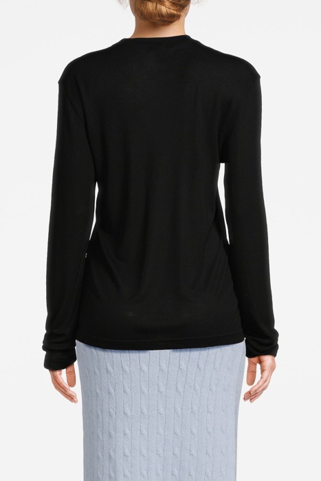 LOUNGE LONGSLEEVE TEE BLACK 2