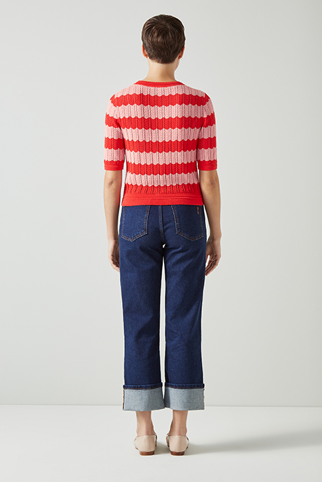 CINZIA KNITTED KNITTED SWEATER RED 3