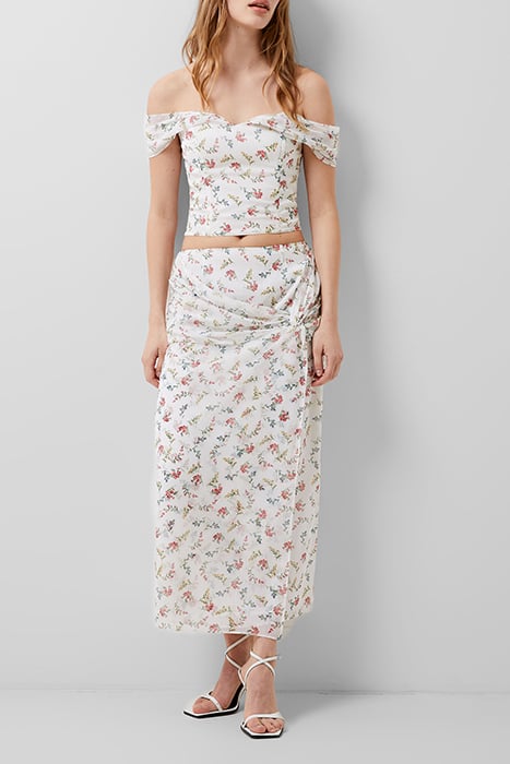 FLORIANA HALLIE CRINKLE TOP WHITE 2