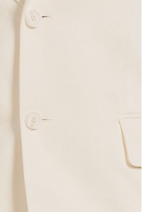 TAILORED PINSTRIPE BLAZER BONE WHITE 5