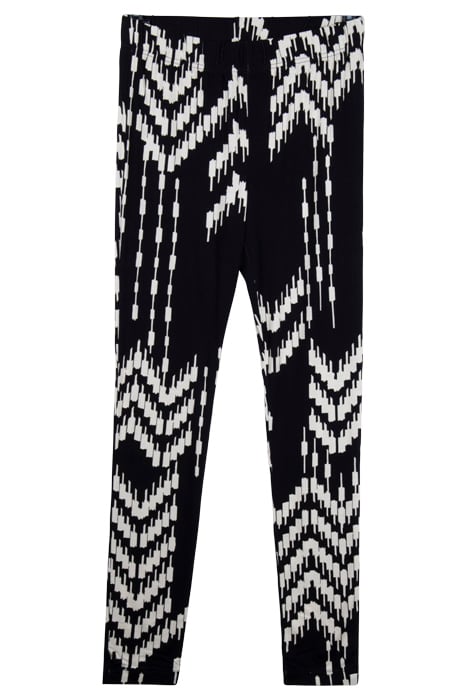 BASIC LEGGINGS PRINT BLACK WITH OFFBEAT PRINT 1