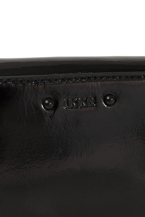 BLACK PATENT LEATHER 111 MINI WALLET BLACK 5