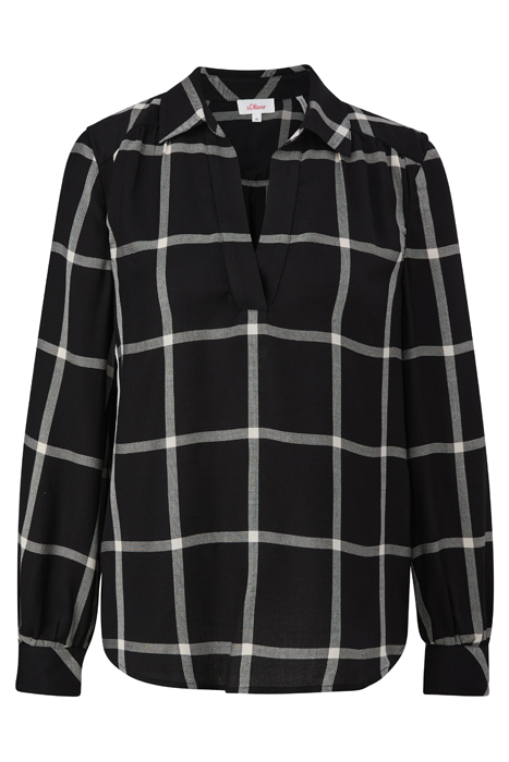 S.OLIVER BLOUSES GREY/BLACK 3